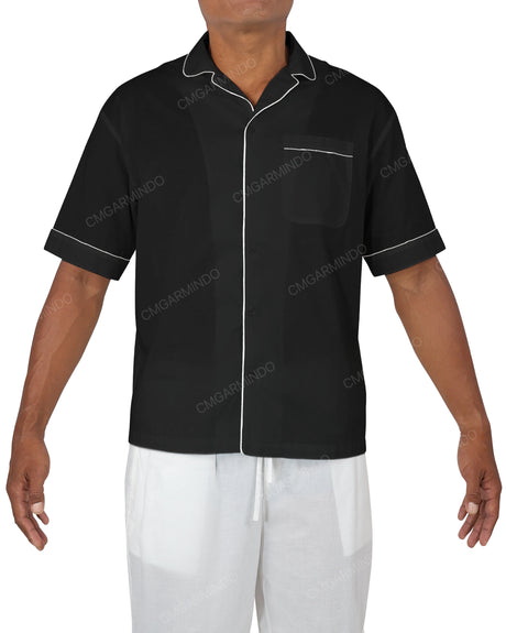 Relaxed Short Sleeve Pyjama Top