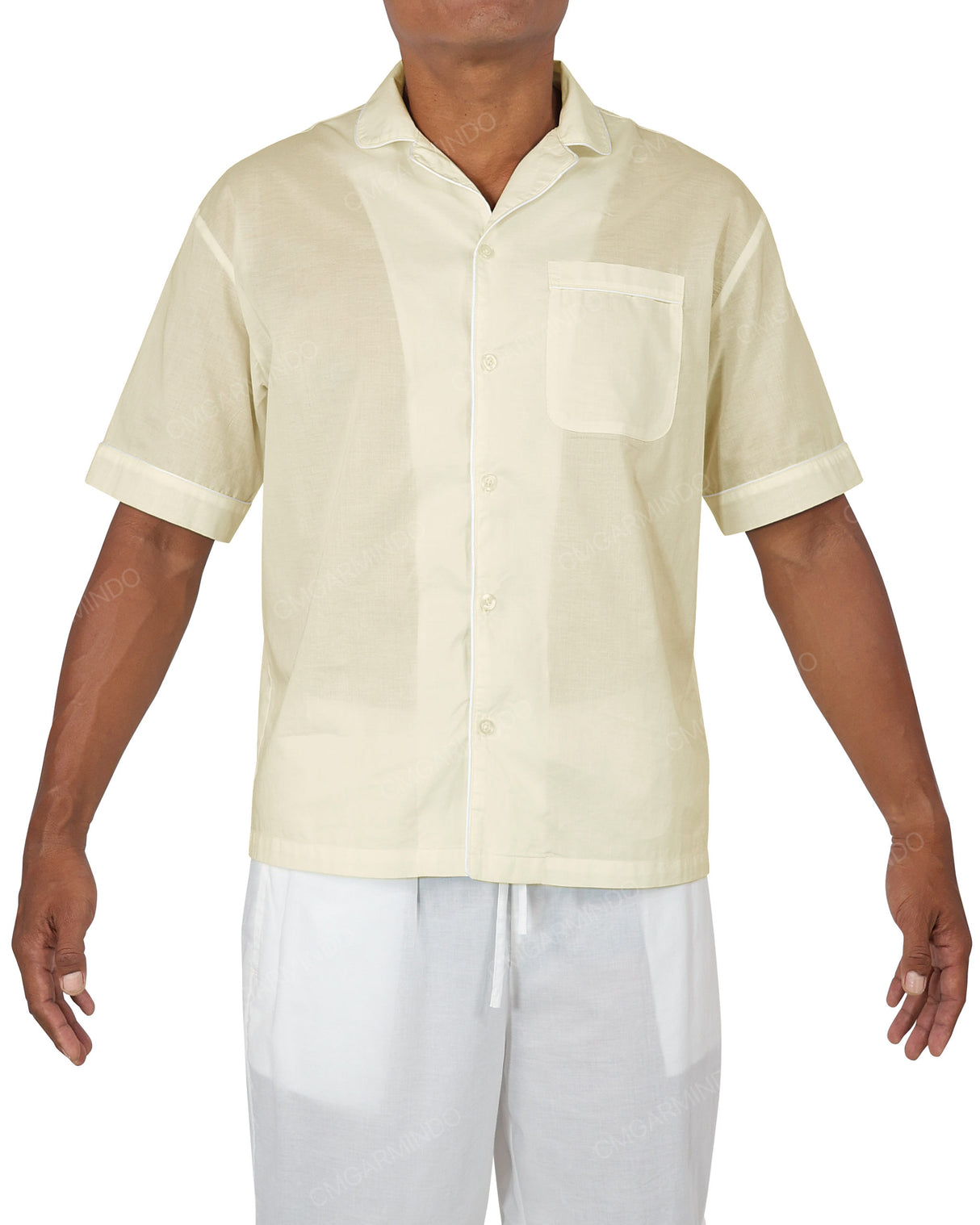 Relaxed Short Sleeve Pyjama Top