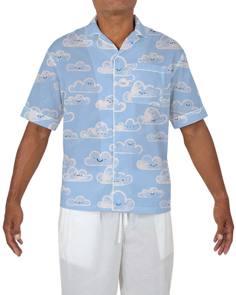 Relaxed Short Sleeve Pyjama Top