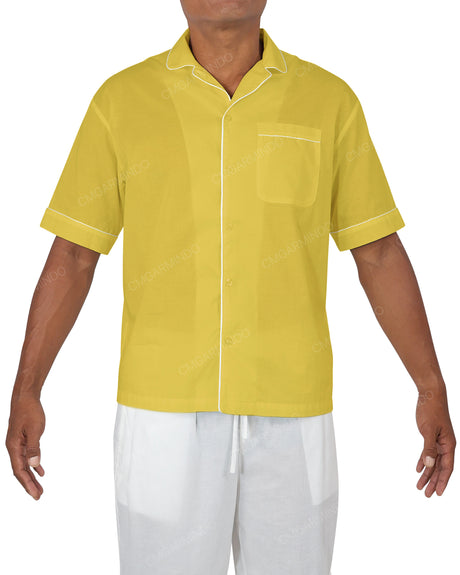 Relaxed Short Sleeve Pyjama Top