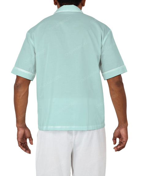 Relaxed Short Sleeve Pyjama Top
