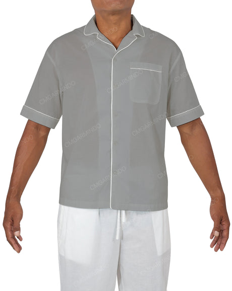 Relaxed Short Sleeve Pyjama Top