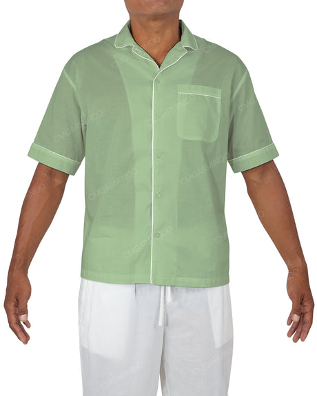 Relaxed Short Sleeve Pyjama Top