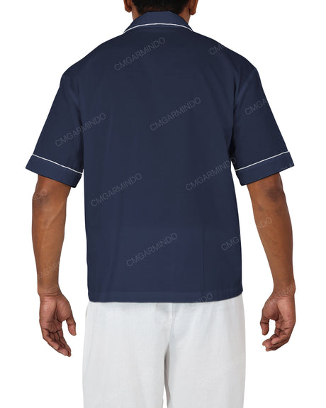 Relaxed Short Sleeve Pyjama Top