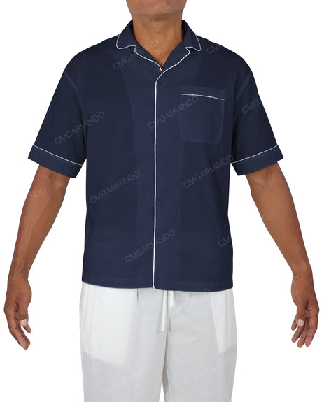 Relaxed Short Sleeve Pyjama Top