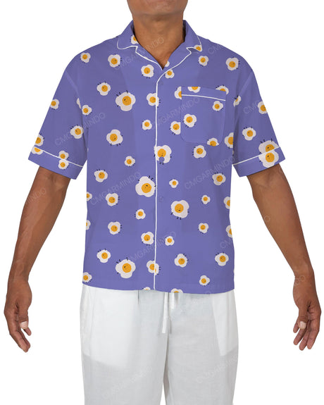 Relaxed Short Sleeve Pyjama Top