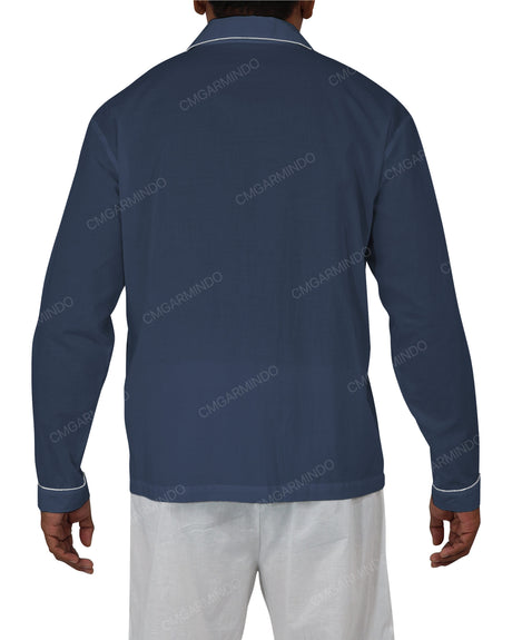 Relaxed Long Sleeve Pyjama Top