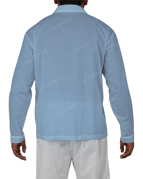 Relaxed Long Sleeve Pyjama Top