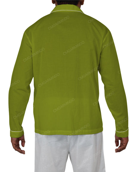 Relaxed Long Sleeve Pyjama Top