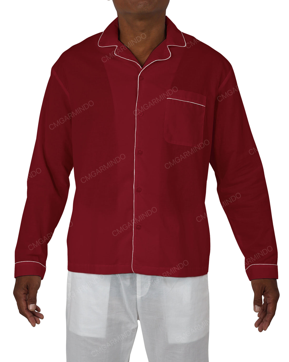 Relaxed Long Sleeve Pyjama Top
