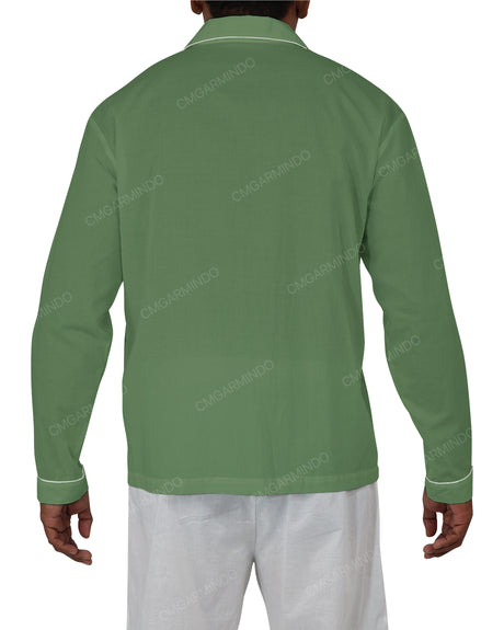 Relaxed Long Sleeve Pyjama Top