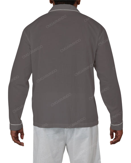 Relaxed Long Sleeve Pyjama Top