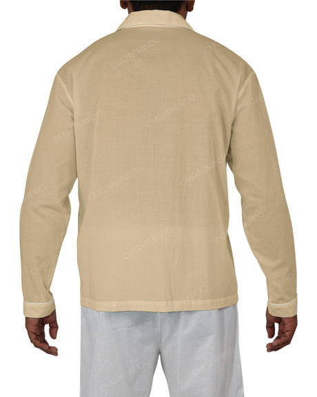 Relaxed Long Sleeve Pyjama Top