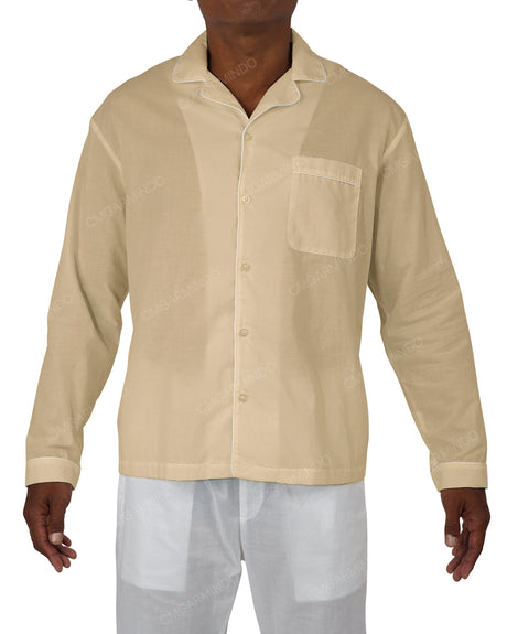 Relaxed Long Sleeve Pyjama Top