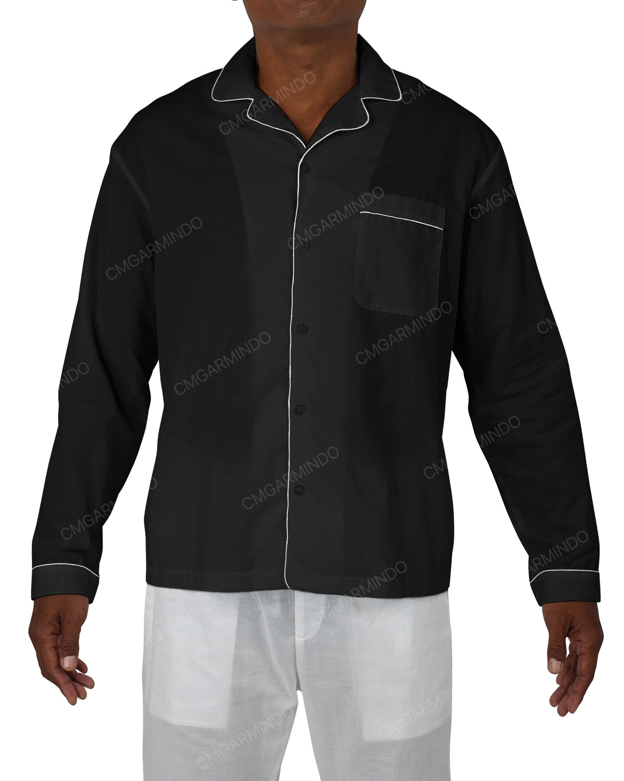 Relaxed Long Sleeve Pyjama Top