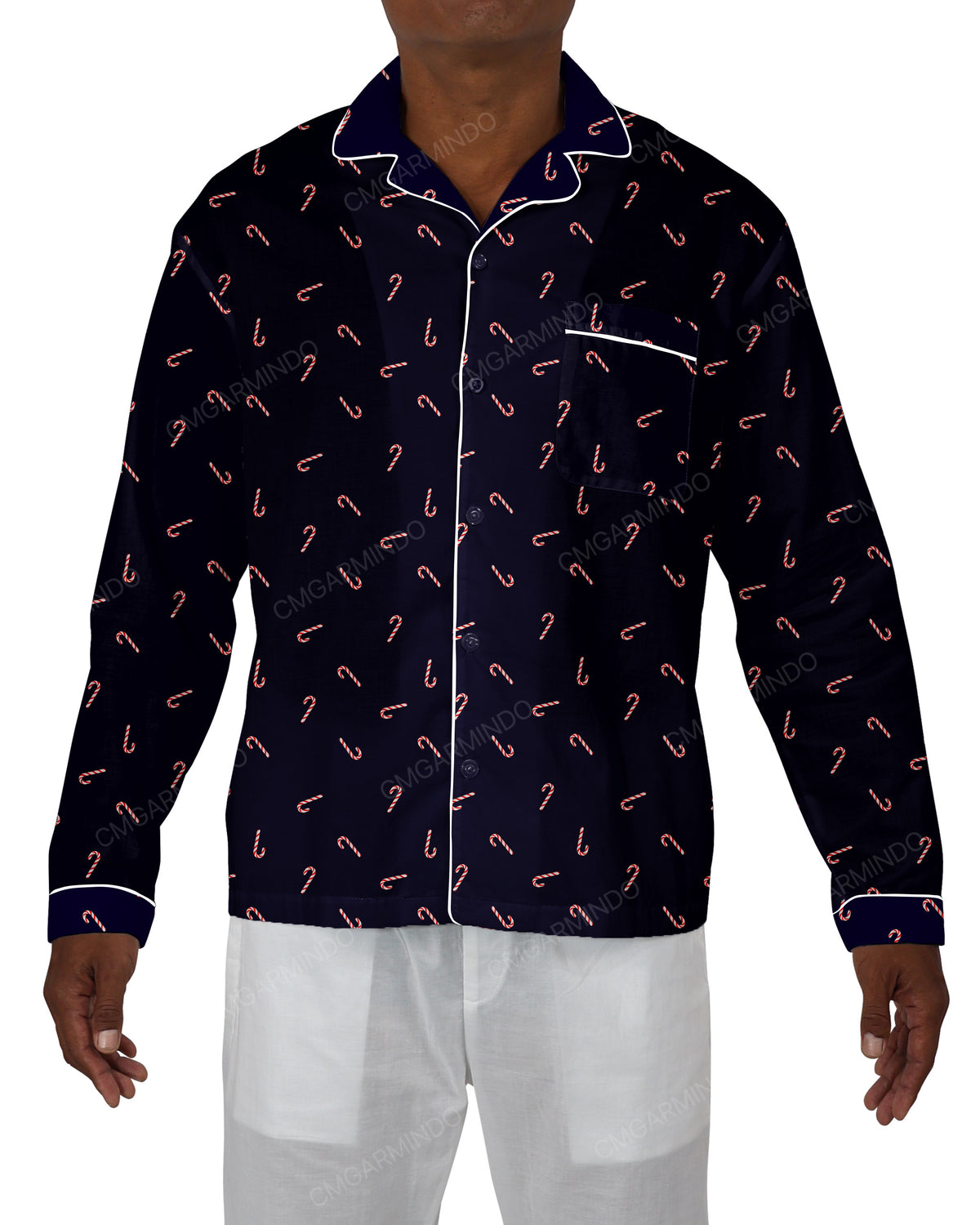 Relaxed Long Sleeve Pyjama Top
