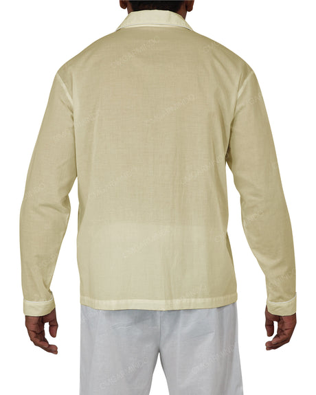 Relaxed Long Sleeve Pyjama Top