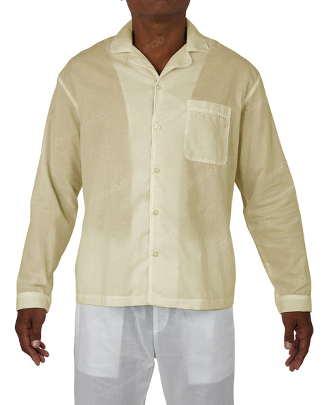 Relaxed Long Sleeve Pyjama Top