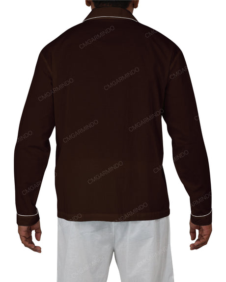 Relaxed Long Sleeve Pyjama Top
