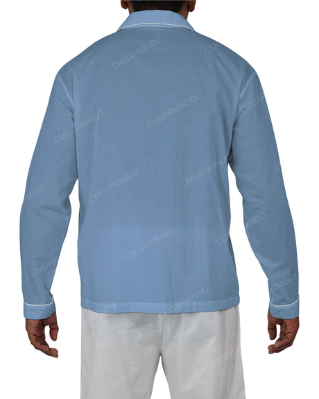 Relaxed Long Sleeve Pyjama Top