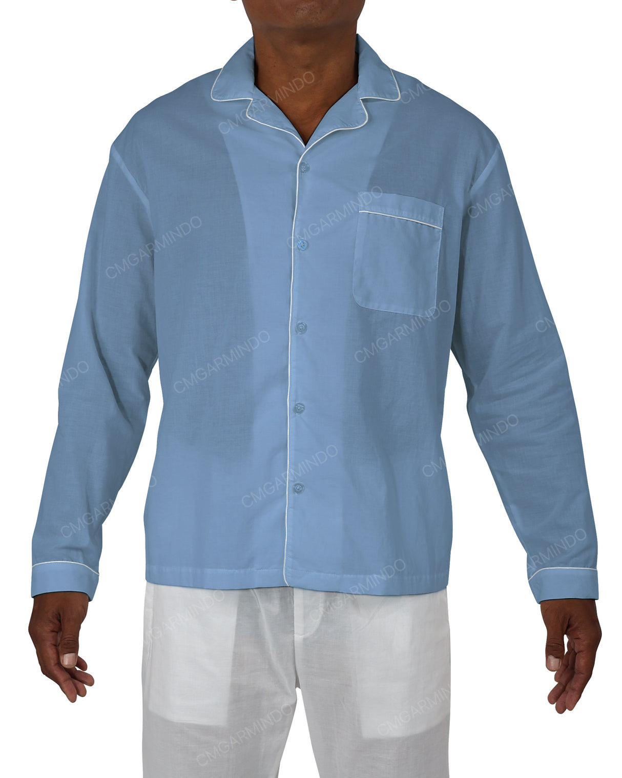 Relaxed Long Sleeve Pyjama Top