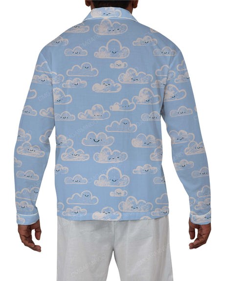 Relaxed Long Sleeve Pyjama Top