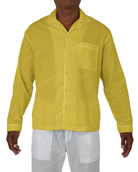 Relaxed Long Sleeve Pyjama Top