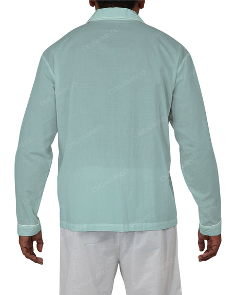 Relaxed Long Sleeve Pyjama Top
