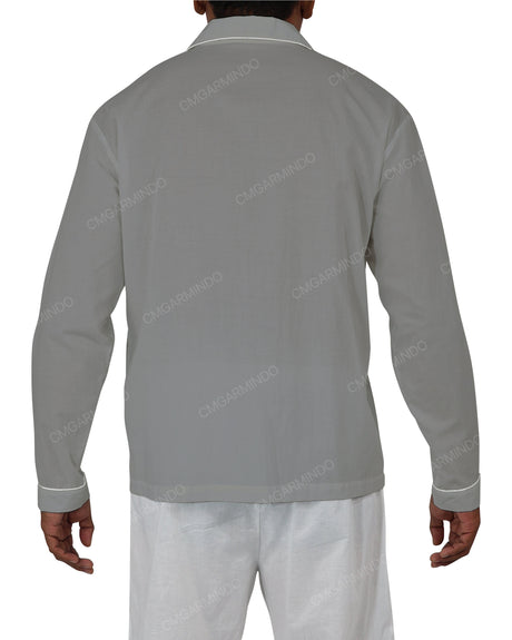 Relaxed Long Sleeve Pyjama Top