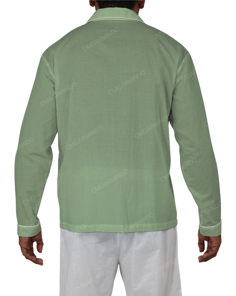 Relaxed Long Sleeve Pyjama Top