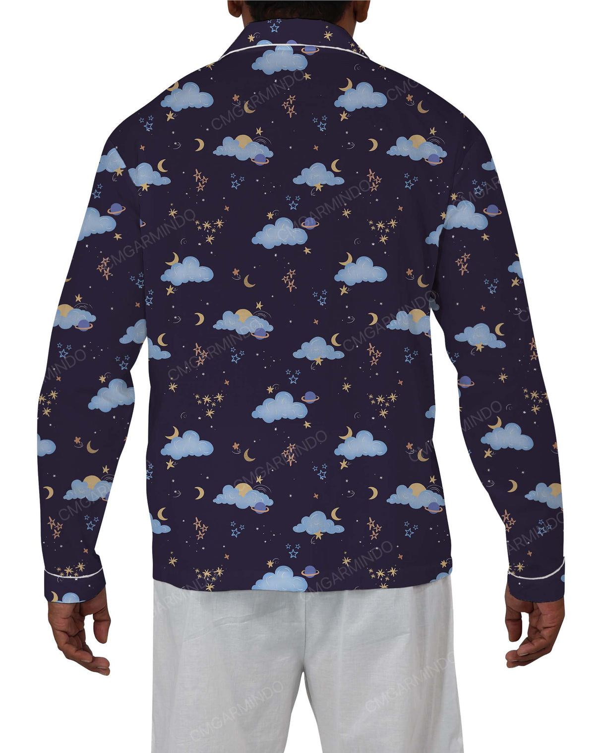 Relaxed Long Sleeve Pyjama Top
