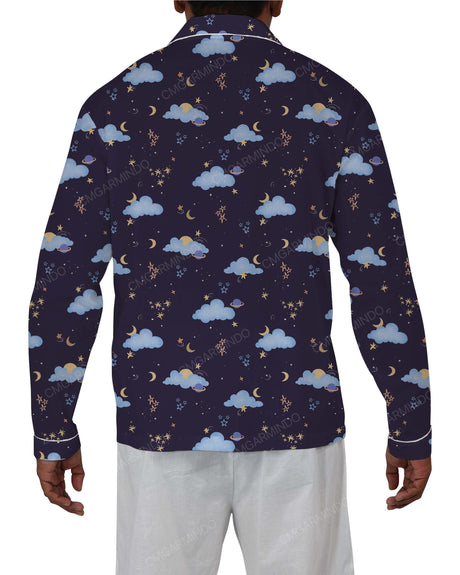 Relaxed Long Sleeve Pyjama Top