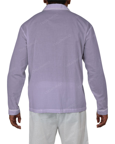 Relaxed Long Sleeve Pyjama Top