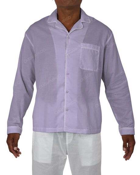 Relaxed Long Sleeve Pyjama Top