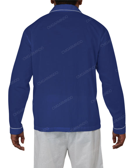 Relaxed Long Sleeve Pyjama Top