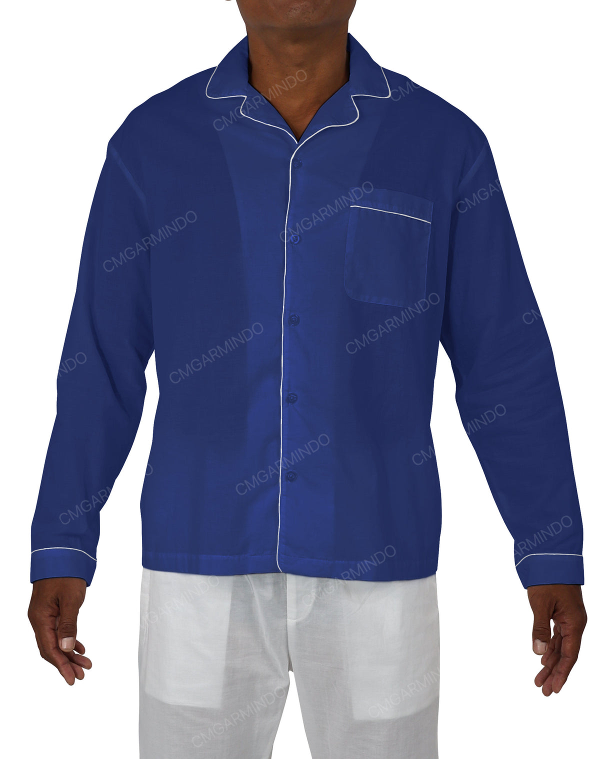 Relaxed Long Sleeve Pyjama Top