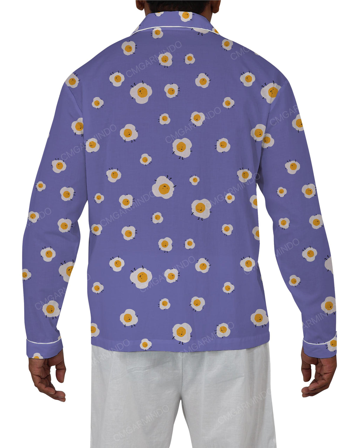 Relaxed Long Sleeve Pyjama Top