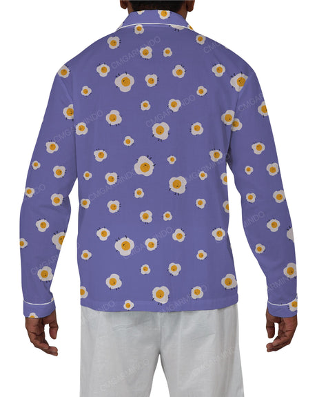 Relaxed Long Sleeve Pyjama Top