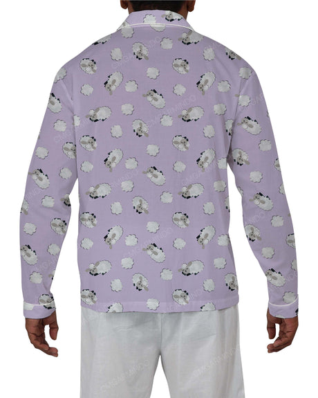 Relaxed Long Sleeve Pyjama Top