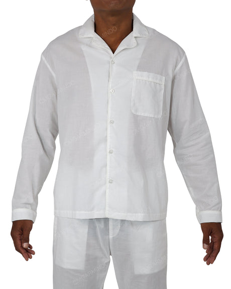 Relaxed Long Sleeve Pyjama Top