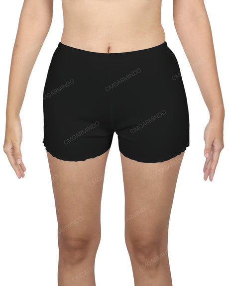 Lettuce Hem Low Waist Shorts