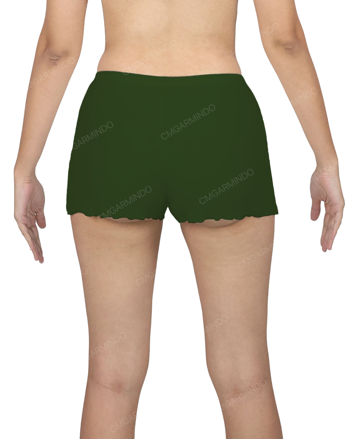 Lettuce Hem Low Waist Shorts