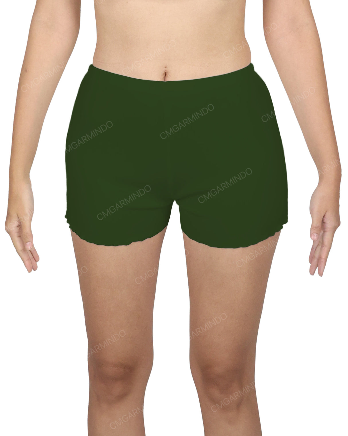 Lettuce Hem Low Waist Shorts
