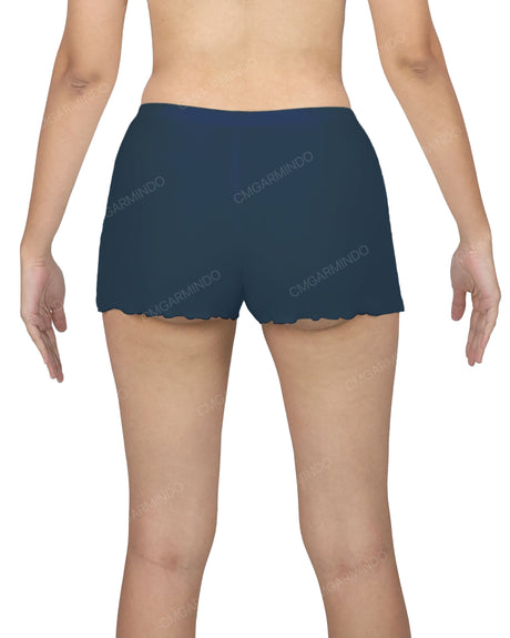 Lettuce Hem Low Waist Shorts
