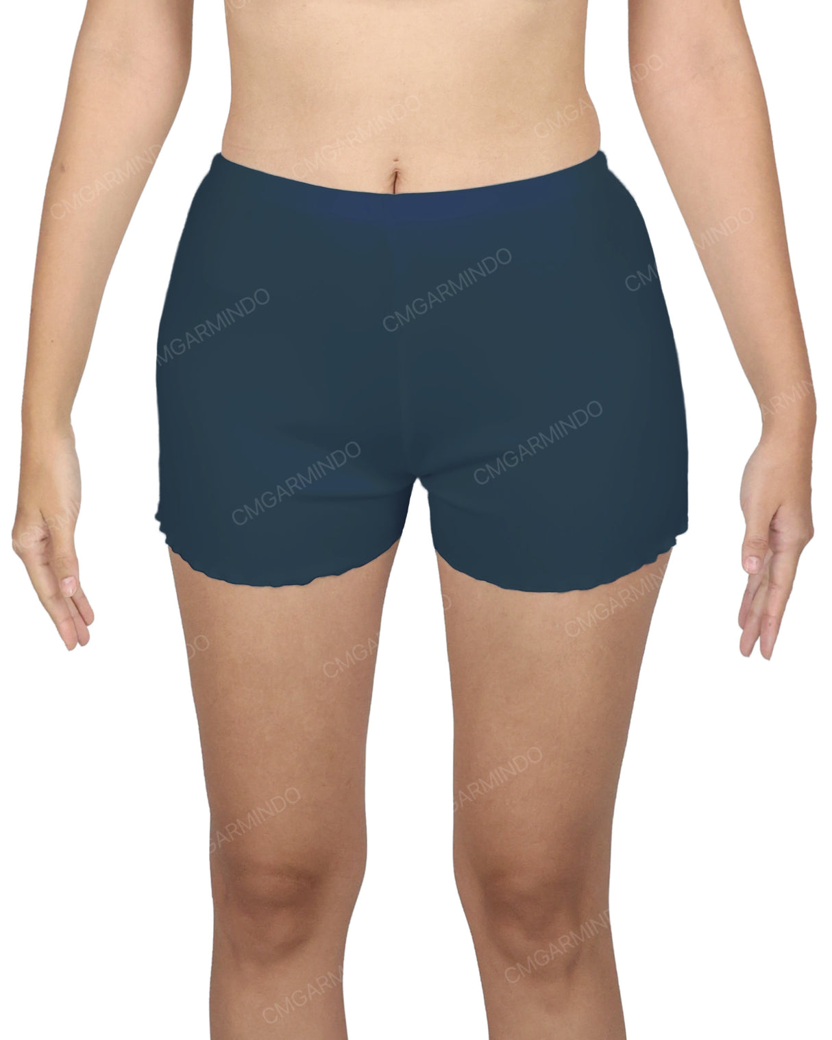 Lettuce Hem Low Waist Shorts