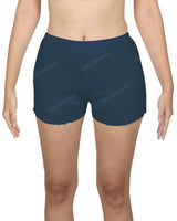 Lettuce Hem Low Waist Shorts