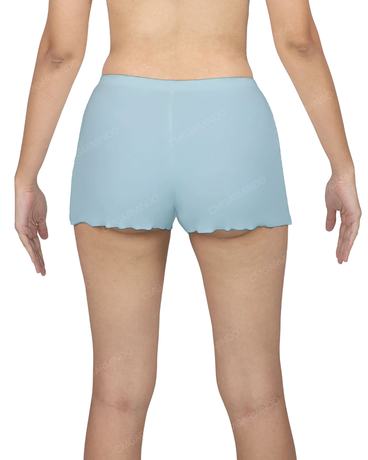 Lettuce Hem Low Waist Shorts