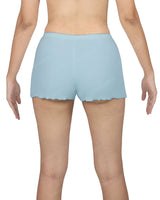 Lettuce Hem Low Waist Shorts