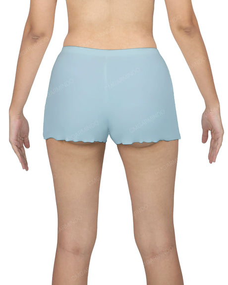 Lettuce Hem Low Waist Shorts