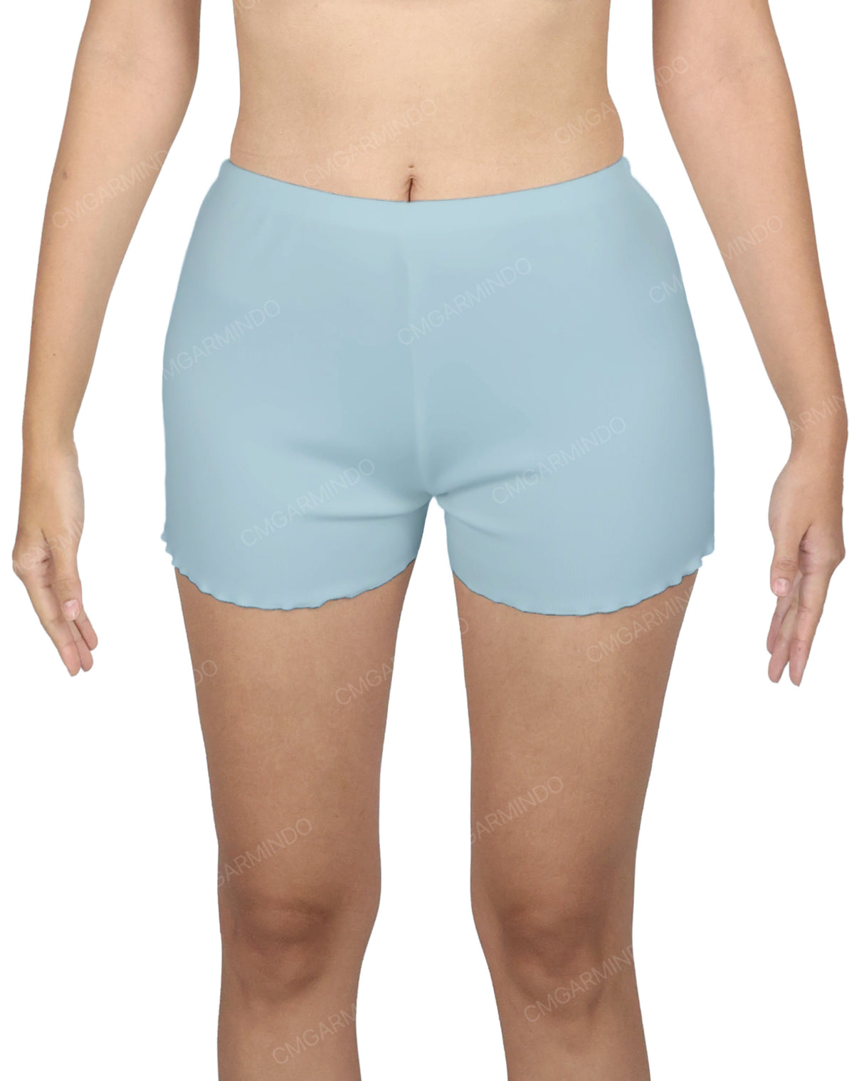 Lettuce Hem Low Waist Shorts